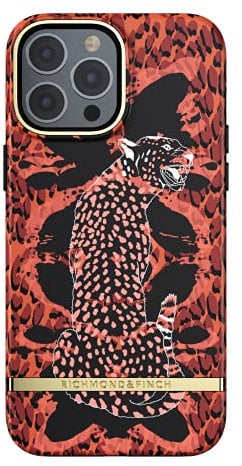 RICHMOND & FINCH Designed for iPhone 13 Pro Max Case, 6.7 Inches, Amber Cheetah Case, Shockproof, Raised Edges, Fully Protective Phone Cover