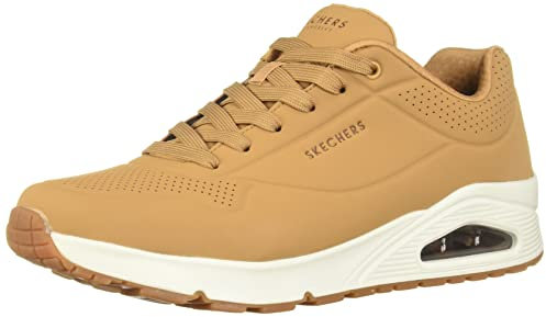 Skechers Uno Stand on Air Baskets Homme, Tan Durabuck Trim, 40 EU