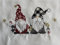texpot Tischdecke 85 x 85 cm Ecru Stickerei Wichtel Winter Advent Weihnachten Tischläufer