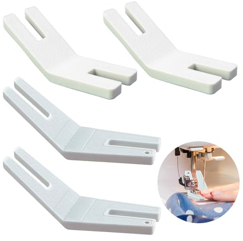 Aide à la Couture volumineuse,Outil de Pied de Biche pour Machine à Coudre, Aide à Couture en Plastique,Pied-de-biche pour Couture Droite en Plastique,Convient aux Tissus Lourds