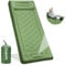 Ciskotu Isomatte Selbstaufblasend, 12CM Verdicktes Luftmatratze Mit Fußpumpe, Outdoor Ultraleicht Kleines Packmaß Schlafmatte Matratze für Camping, Hikenture, Trekking (Grün)