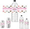 PH PandaHall 30 Etiquetas Impermeables para Botellas de Agua 2.5 x 8.5 Pulgadas, Adhesivas Rectangulares Envolventes para Fiestas