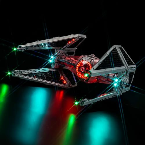 Led Licht Set für Lego 75382 TIE Interceptor (Kein Lego), Dekorationsbeleuchtungsset für Lego S'tar Wars TIE Interceptor Kreative Spielzeug - Standard Version