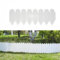 Bordure de jardin en plastique de 2 m - Bordure de jardin en plastique - Clôture de jardin pour pelouse, aménagement paysager, allée de patio