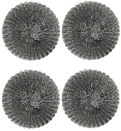 4 Pcs Kettle Descaler Balls - Stainless Steel Limescale Remover, Eco-Friendly Kettle Cleaner, Prevents Limescale Build-Up, Reusable Scourers