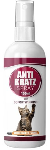 Nature Animal® Katzenabwehrspray – Fernhaltemittel und Katzenschreck für Katzenabwehr im Garten, Innen & Außen – Kratzschutz Sofa, Anti-Kratz Spray - ideal zum Katzen vertreiben,100ml