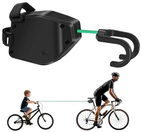 GTJEOI Fahrrad Abschleppseil Kinder, 2.5M Fahrrad Zugseil Kinder, Einziehbarer Abschleppseil, Retractable Fahrrad Ziehhilfe, Fahrrad Seilzug für E-Bike, Kinderfahrrad, Mountainbike