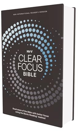 NIrV, Clear Focus Bible, Hardcover, Charcoal/Blue: Read more of the Bible with better focus using the Bionic Reading Method