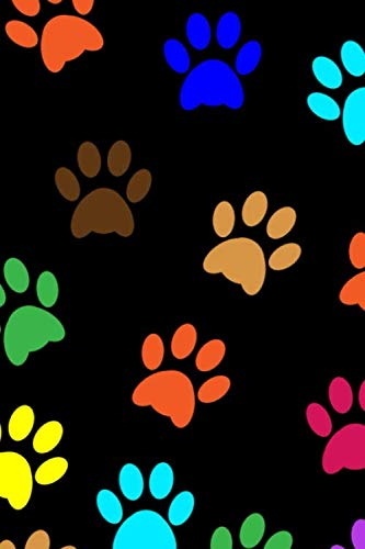 Notizbuch: Notizbuch Katze | Pfotenabdruck | Journal | Malbuch | Tagebuch | Kritzelbuch | DIN A5 | für Katzenfans Katzenliebhaber Frauen Mädchen ... Geschenk | Geschenkidee (liniert, 120 Seiten)