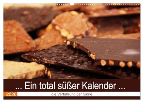 Ein total süßer Kalender (Wandkalender 2026 DIN A2 quer), CALVENDO Monatskalender: Für alle, die Süßes lieben ist dieser Kalender die erste Wahl! (CALVENDO Lifestyle)