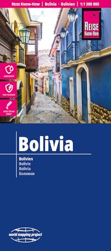 Reise Know-How Landkarte Bolivien / Bolivia (1:1.300.000): reiß- und wasserfest (world mapping project)