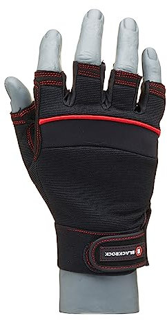 Blackrock Machine Work Gloves Fingerless L/XL