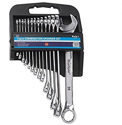 Blue Spot Tools 04125 6 - 26 mm Chrome Van Sapnner Set - Silver (14-Piece)