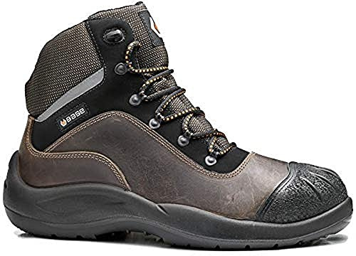 Base Protection B0416 Raider Top Scarponcino Antinfortunistico Imbottito | Marrone, 48, S3 EN ISO 20345, Puntale in Acciaio, Protezione Sulla Punta Resistente, Agricoltura, Industria Leggera (Servizi)