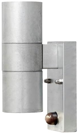 Gnosjö Konstsmide Außenleuchte, Modena Wandleuchte, galvanisiert grau, 6,5 x 11 x 20 cm, 3 ml, 7542-320 |