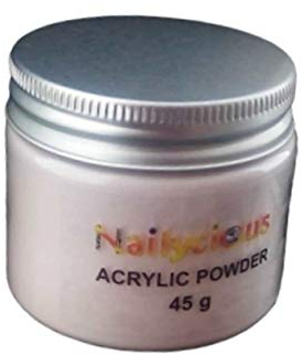 Natural Pink Acrylic Powder for Nails by Nailycious 45g