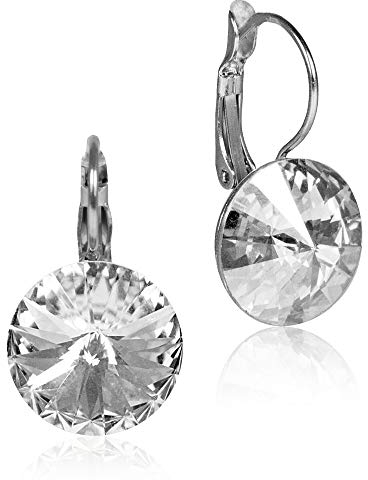 LUISIA® Ohrringe Rivoli mit Kristallen von Swarovski® - 14 mm Crystal/Kristall
