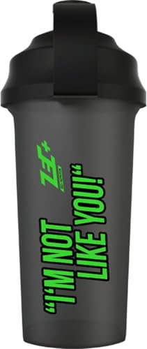 ZEC+ Borraccia Shaker con scritta I'm Not Like You in verde