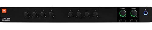 JBL Professional CSMA280 Commercial Series Two-Channel 80-Watt Powered Audio Mixer/Amplifier
