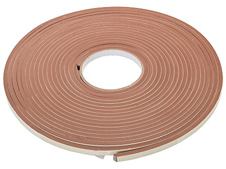 Fixman 388856 Self-Adhesive EVA Foam Gap Seal 3 - 8 mm / 10.5m Brown