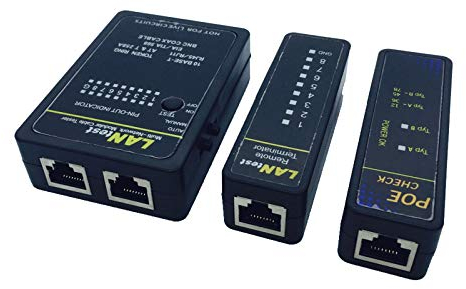 VALUE LANtest Multi-Network Tester per cavo e PoE, Nero