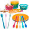 NIP 18 tlg. Kleinkinder-Set // made in Germany // Pick Nick Breischalen mit Deckel, 6er Pack & nip Fütterlöffel kurz 5er Pack + nip Breilöffel lang 3er Pack // Teller mit Motiv 4er Pack BPA frei