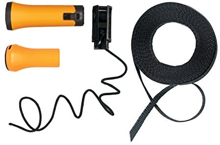 Fiskars Impugnatura di ricambio e corda originali per svettatoio telescopico Fiskars con lame bypass UPX82, Nero/Arancione, 1026297