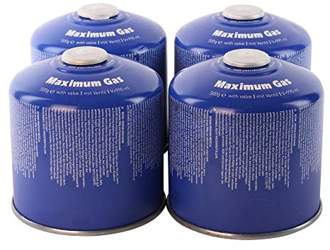 MaXimum Schraubkartusche Gaskartuschen Camping Gas 500g (4)