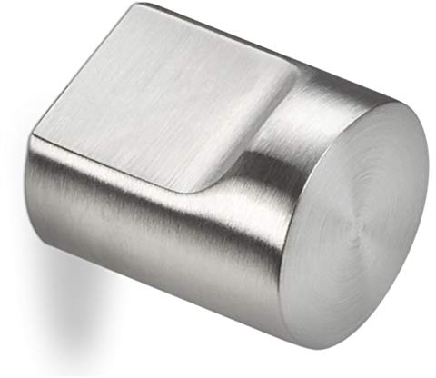 5 pièces Boutons de meubles EK11 Ø 20 mm Acier inox brossé Pommeau de meuble de SOTECH