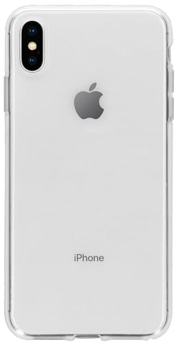 ACCEZZ kompatibel mit iPhone XS Max Hülle – Clear Backcover Silikon Case – Softcase Handyhülle in Transparent/Durchsichtig [Dünn, Anti-Rutsch]