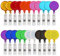 22 Pièces Porte badge Multicolore Enrouleur Badge Rétractable Porte-Badges Badge Holder avec clip Porte-cartes Translucides Pour Cartes Badges Carte D'identité (A)