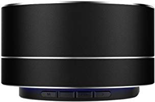 Enceinte Metal Bluetooth pour XIAOMI Mi 9 Smartphone Port USB Carte TF Auxiliaire Haut-Parleur Micro Mini (Noir)