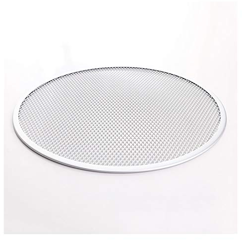 QINGGANGLING999 Pizza Pan Pizza Pan Pizza Screen, Seamless Round Aluminum Alloy Pizza Screen, Non Stick Mesh Pizza Tray, Baking Kitchen Tool for Oven Pizza Pan for Oven (Size : 20inch)