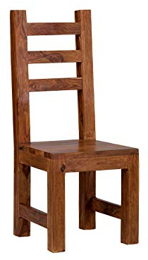 Woodkings® 2er Set Holzstuhl Cubus aus massiv Holz Palisander Esszimmerstuhl mit Rückenlehne Designstuhl, Küchenstuhl Küche