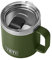 YETI Rambler 14 oz Mug, Vacuum Insulated, Stainless Steel with MagSlider Lid, Highlands Olive
