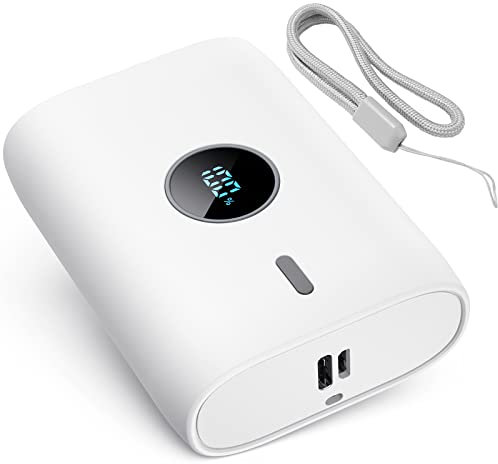 10000mah Portable Power Bank, 22.5W USB C Dual Output Fast Charge Powerbank, Mini External Battery Pack for iPhone 13, Andriod Phone, Samsung, Huawei, HTC, Smartwatch, Earphone and More