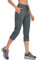 BAYGE Damen Wanderhose Sommer Leicht 3/4 Trekkinghose Outdoorhose Atmungsaktiv Schnell Trocknend Wasserdicht Winddicht Funktionshose mit reißverschlusstaschen, Grau, XXL