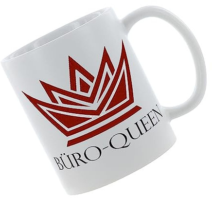 Kaffeebecher Büro Queen Kaffeetasse mit Motiv, Tasse mit Druck, auch individuell mit Spruch, Foto, Wunschtext, Wunschname