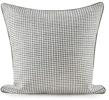 Kissenbezüge Dekorative Kissenhülle Schlafzimmer Und Sofa Gitter Schlafzimmer Sofa Dekoration Quadratischen Kissenbezug Mika 50 * 50 cm (mit Kissenkern)