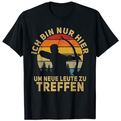 Retro Bogenschießen Bogenschütze T-Shirt