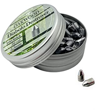 Oakwood DIABOLOS Spitzkopf 5,5mm .22 100 Stück Dose Destroyer für Luftgewehr Luftpistole