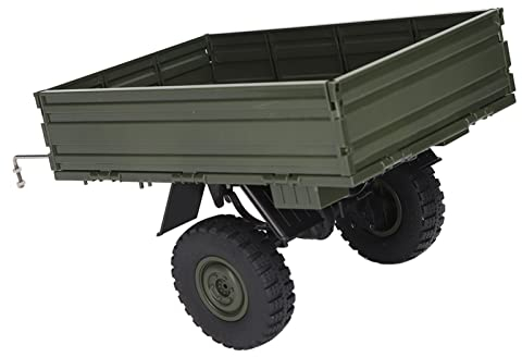RC Auto, Ferngesteuerter Anhänger DIY Kit Attraktive Hohe Simulation für P06 Unimog (Grün)