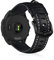 KeeFos 22mm Armband Kompatibel mit Garmin Forerunner 570 47mm/265/255/Garmin Venu 3 45mm/Venu 2, Herren Damen Uhrenarmband, Leder Ersatzarmband für Garmin Vivoactive 4/Active - Schwarz