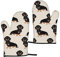 Heat Resistant Oven Gloves Sets Of 2 - Dachshund Dog Printed Kitchen Non-Slip Microwave Oven Mitts 1 Pair For Baking Cooking Bbq