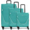 Stratic taska Koffer Set | Trolley Weichgepäck - Handgepäck Koffer mit 4 Rollen Einer Dehnfalte, Kreuzpackgurt, arretierbarer Griff und Zahlenschloss | 38-41L / 69-74L / 108-118L