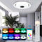 ELINKUME RGB LED Deckenleuchte mit Bluetooth Lautsprecher 30W,Ø30cm Musik Farbe Rhythm Dimmbare RGB Deckenleuchte mit Fernbedienung oder APP Steuerung für Wohnzimmer,Küche,Kinderzimmer,Schlafzimmer