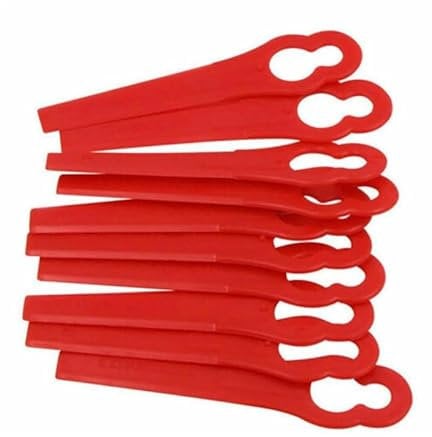 100Pcs Grass Trimmer Plastic Blades Replacement For Ozito For Kuller For Bosh For Weed Lawn Mower Trim Fast Durable Blades Spare Parts