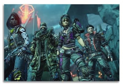 KIUYGPPJ Borderlands 3 Spiel-Poster, dekoratives Gemälde, Leinwand, Wandposter und Kunstdruck, moderne Familienschlafzimmer-Dekoration, Poster, 20 x 30 cm