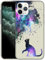 GlamCase for iPhone 11 Pro, iPhone 11 Pro Case - Galaxy Cat Pattern Design Printed Slim & Sleek Cute Plastic Hard Snap on Protective Designer Back Phone Case/Cover for iPhone 11 Pro