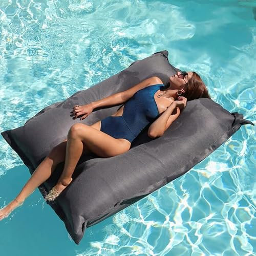 Pouf géant extérieur Flottant Colorfun - Gris Flipper